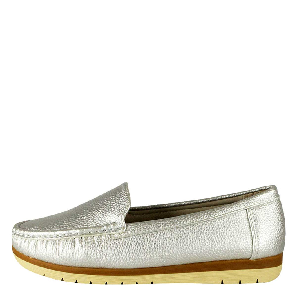 Mocasín Renzo Plateado