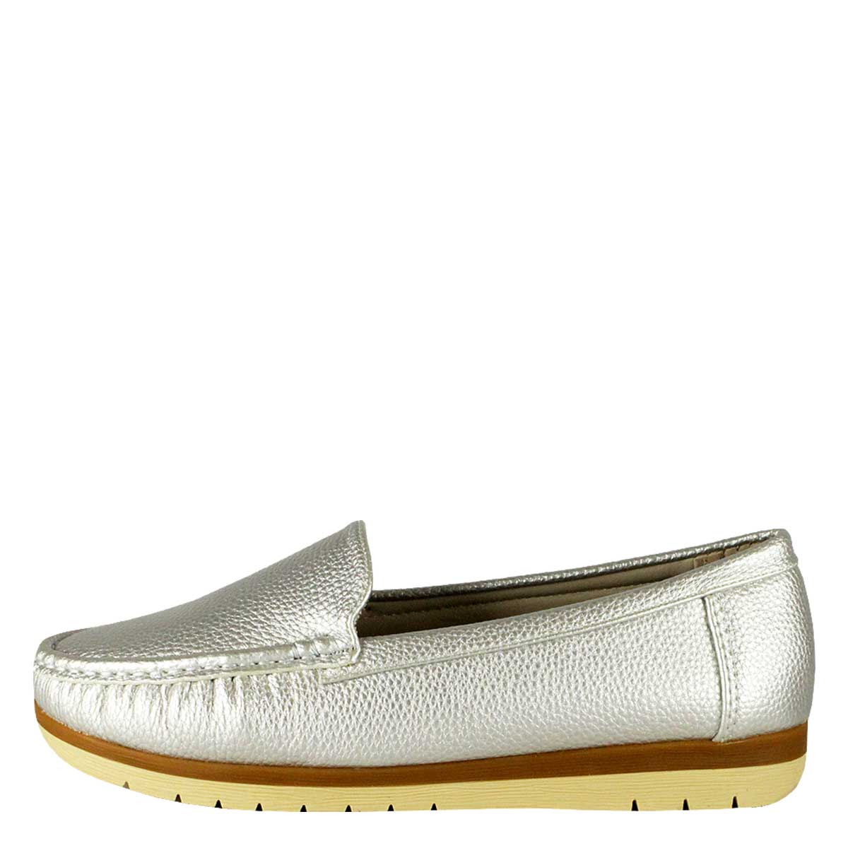 Mocasín Renzo Plateado