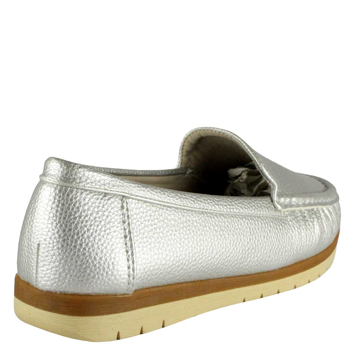 Mocasín Renzo Plateado